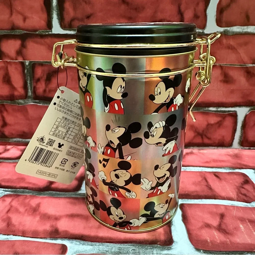 Disney Universal Studios Tokyo Japan Mickey Mouse Metal Storage Canister